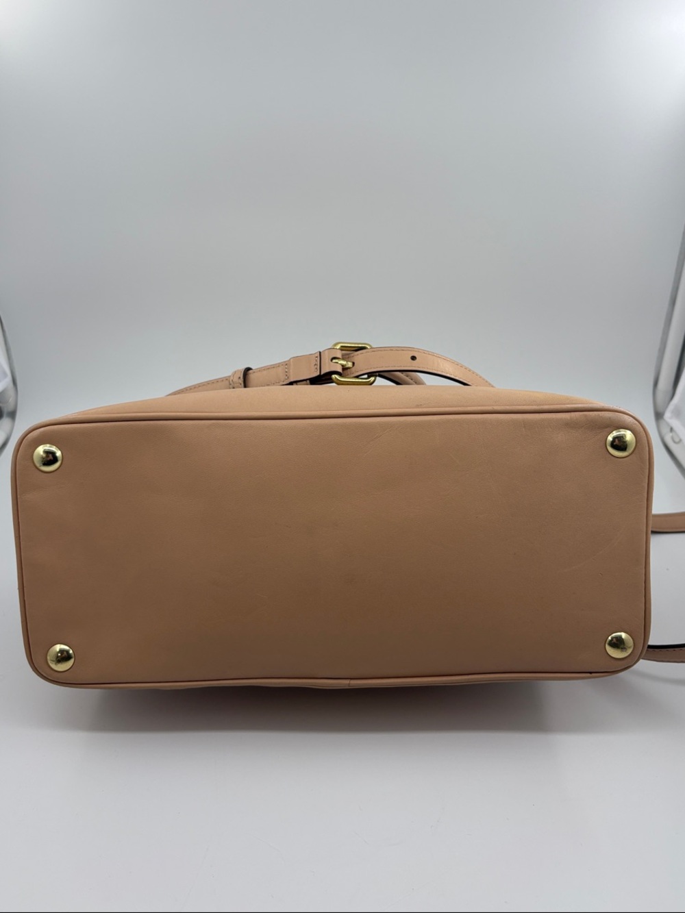 Coach Brown Perforated Signature Satchel with Tan Leather Trim - Picture 5 of 11